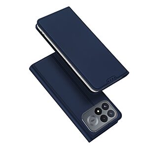 Flip Πορτοφόλι από Συνθετικό Δέρμα (PU) με TPU για Xiaomi Poco F9 Pro 5G (DUX DUCIS) σε Μπλε — θήκη κάρτας, stand & προστασία από πτώσεις.