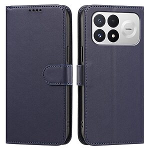 Flip Πορτοφόλι από Συνθετικό Δέρμα (PU) με TPU για Xiaomi Poco F9 Pro 5G (OEM) σε Μπλε — 3 θήκες καρτών, stand & μαγνητικό κούμπωμα.