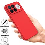 Θήκη Xiaomi Poco F9 Pro 5G - OEM - Πλάτη Σιλικόνης - Κόκκινο - Λουράκι — εικόνα 2