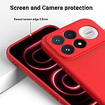 Θήκη Xiaomi Poco F9 Pro 5G - OEM - Πλάτη Σιλικόνης - Κόκκινο - Λουράκι — εικόνα 4