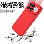 Θήκη Xiaomi Poco F9 Pro 5G - OEM - Πλάτη Σιλικόνης - Κόκκινο - Λουράκι — εικόνα 5