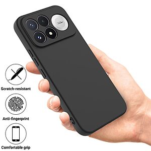 Θήκη Xiaomi Poco F9 Pro 5G - OEM - Πλάτη Σιλικόνης - Μαύρο - Λουράκι — εικόνα 2