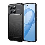 Πλάτη TPU για Xiaomi Poco F9 Pro 5G (OEM) σε Μαύρο — υφή carbon fiber, αντιδακτυλική επιφάνεια & ανασηκωμένα χείλη για προστασία από γρατζουνιές.