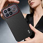 Θήκη Xiaomi Poco F9 Ultra 5G - IMAK Ruiyi Series - Πλάτη από Συνθετικό Δέρμα (PU) με PC - Μαύρο — εικόνα 7