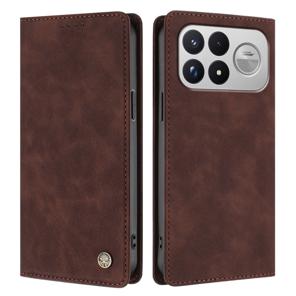 Θήκη Xiaomi Poco F9 Ultra 5G - OEM - Flip Πορτοφόλι από Συνθετικό Δέρμα (PU) με TPU - Καφέ - RFID/Stand Flip Πορτοφόλι από Συνθετικό Δέρμα (PU) με TPU για Xiaomi Poco F9 Ultra 5G (OEM) σε Καφέ — RFID, θήκες καρτών & stand για καθημερινή άνεση.