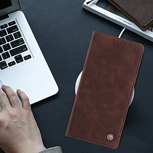 Θήκη Xiaomi Poco F9 Ultra 5G - OEM - Flip Πορτοφόλι από Συνθετικό Δέρμα (PU) με TPU - Καφέ - RFID/Stand — εικόνα 2