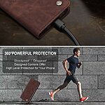 Θήκη Xiaomi Poco F9 Ultra 5G - OEM - Flip Πορτοφόλι από Συνθετικό Δέρμα (PU) με TPU - Καφέ - RFID/Stand — εικόνα 3