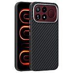 Πλάτη από Συνθετικό Δέρμα (PU) με TPU για Xiaomi Poco F9 Ultra 5G (ABEEL) σε Μαύρο — μόλις 1.1mm, με κρυφό μαγνητικό δακτύλιο & υφή carbon.