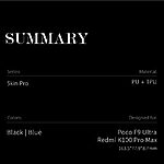 Θήκη Xiaomi Poco F9 Ultra 5G - DUX DUCIS Skin Pro Series - Flip Πορτοφόλι από Συνθετικό Δέρμα (PU) με TPU - Μπλε - Stand — εικόνα 2