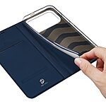 Θήκη Xiaomi Poco F9 Ultra 5G - DUX DUCIS Skin Pro Series - Flip Πορτοφόλι από Συνθετικό Δέρμα (PU) με TPU - Μπλε - Stand — εικόνα 8