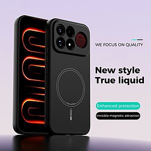 Θήκη Xiaomi Poco F9 Ultra 5G - ABEEL - Πλάτη Σιλικόνης - Μαύρο — εικόνα 2