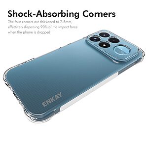 Θήκη Xiaomi Poco F9 Ultra 5G - HAT PRINCE ENKAY - Πλάτη TPU - Διάφανο — εικόνα 2