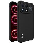 Πλάτη TPU για Xiaomi Poco F9 Ultra 5G (IMAK) σε Μαύρο ματ — ενισχυμένες γωνίες airbag & ανασηκωμένα χείλη για προστασία από πτώσεις.