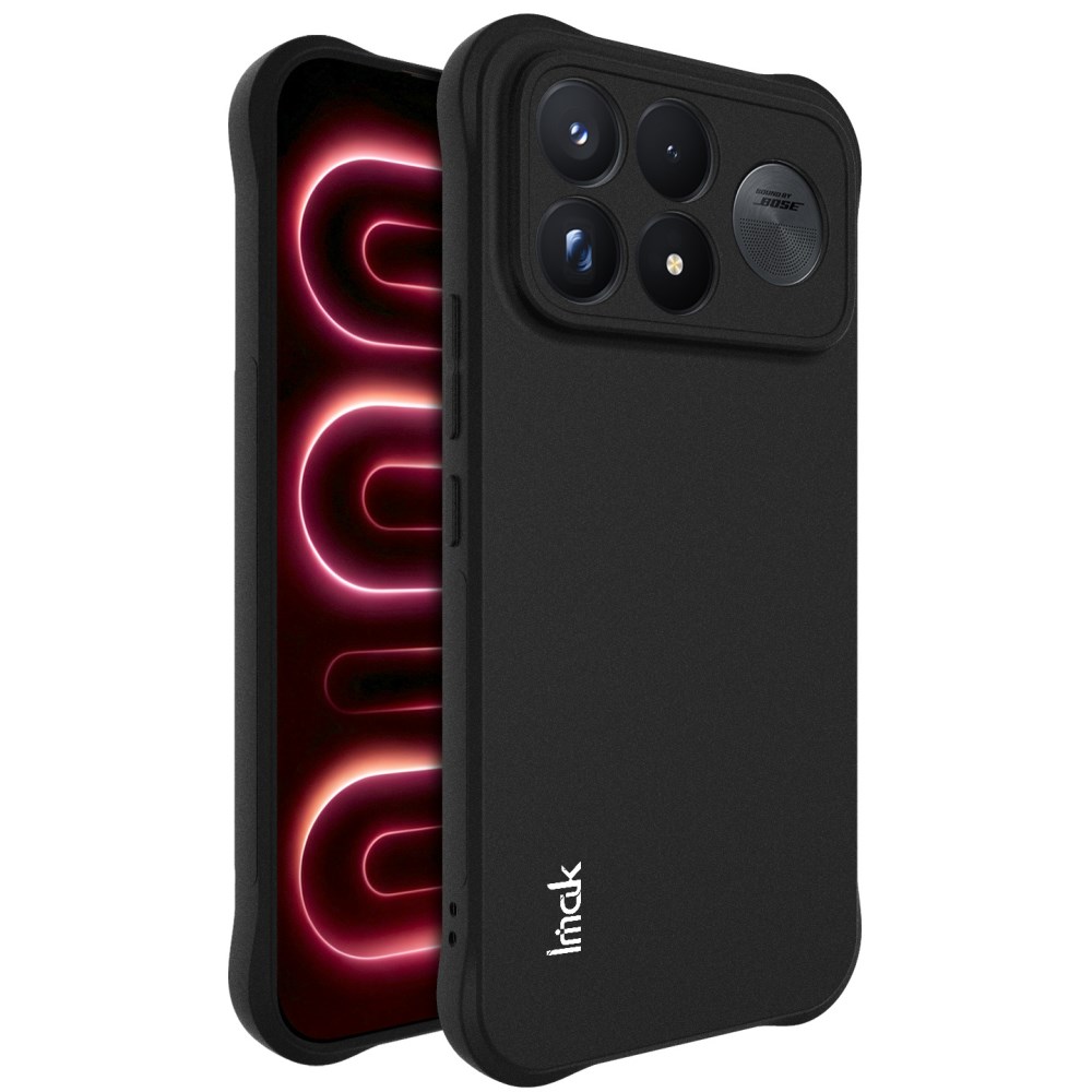 Θήκη Xiaomi Poco F9 Ultra 5G - IMAK - Πλάτη TPU - Μαύρο Πλάτη TPU για Xiaomi Poco F9 Ultra 5G (IMAK) σε Μαύρο ματ — ενισχυμένες γωνίες airbag & ανασηκωμένα χείλη για προστασία από πτώσεις.