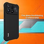 Θήκη Xiaomi Poco F9 Ultra 5G - IMAK - Πλάτη TPU - Μαύρο — εικόνα 4