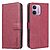 Flip Πορτοφόλι PU με TPU για Xiaomi Redmi 15C 4G (BINFEN COLOR) σε Κόκκινο — προστασία RFID, 3 θήκες καρτών & stand 3 γωνιών.