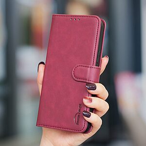 Θήκη Xiaomi Redmi 15C 4G (171mm) / Poco C85 4G (171mm) / Redmi 17C 5G - BINFEN COLOR BF37 - Flip Πορτοφόλι από Συνθετικό Δέρμα (PU) με TPU - Κόκκινο - RFID/Stand — εικόνα 2