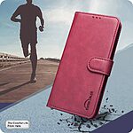 Θήκη Xiaomi Redmi 15C 4G (171mm) / Poco C85 4G (171mm) / Redmi 17C 5G - BINFEN COLOR BF37 - Flip Πορτοφόλι από Συνθετικό Δέρμα (PU) με TPU - Κόκκινο - RFID/Stand — εικόνα 4