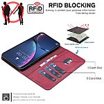 Θήκη Xiaomi Redmi 15C 4G (171mm) / Poco C85 4G (171mm) / Redmi 17C 5G - BINFEN COLOR BF37 - Flip Πορτοφόλι από Συνθετικό Δέρμα (PU) με TPU - Κόκκινο - RFID/Stand — εικόνα 9