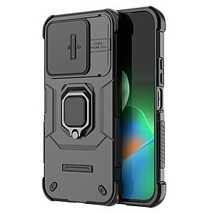 Θήκη Xiaomi Redmi 17 4G / 5G - OEM - Σκληρή Πλάτη PC+TPU - Μαύρο - Stand — εικόνα 2