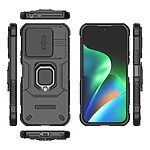 Θήκη Xiaomi Redmi 17 4G / 5G - OEM - Σκληρή Πλάτη PC+TPU - Μαύρο - Stand — εικόνα 4