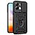 Σκληρή Πλάτη PC+TPU για Xiaomi Redmi 17 4G / 5G (OEM) σε Μαύρο με Stand — συρόμενο κάλυμμα κάμερας & απορρόφηση κραδασμών.