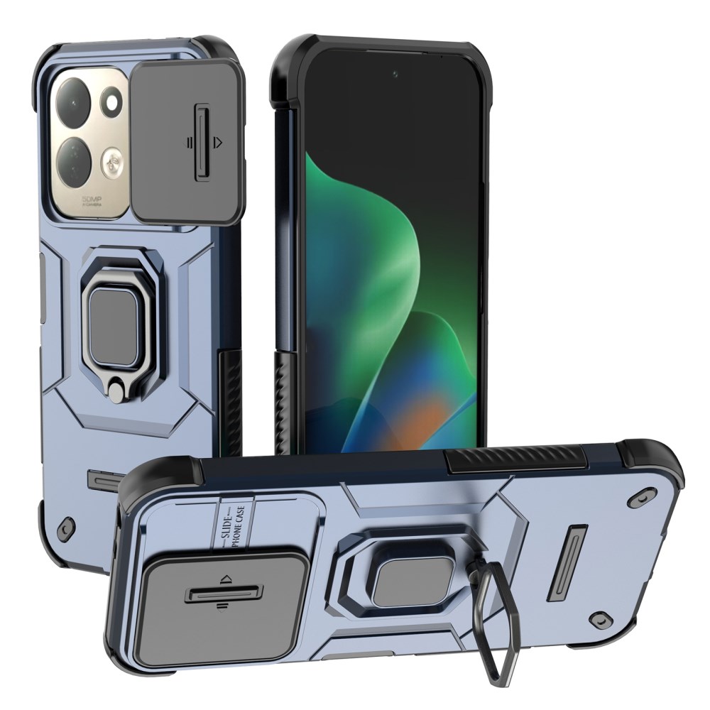 Θήκη Xiaomi Redmi 17 4G / 5G - OEM - Σκληρή Πλάτη PC+TPU - Μπλε - Stand Σκληρή Πλάτη PC+TPU για Xiaomi Redmi 17 4G / 5G (OEM) σε Μπλε — περιστρεφόμενο stand & συρόμενο κάλυμμα κάμερας για πλήρη προστασία.