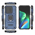 Θήκη Xiaomi Redmi 17 4G / 5G - OEM - Σκληρή Πλάτη PC+TPU - Μπλε - Stand — εικόνα 4