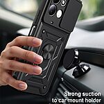 Θήκη Xiaomi Redmi 17 4G / 5G - OEM - Σκληρή Πλάτη PC+TPU - Μπλε - Stand — εικόνα 4