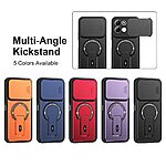 Θήκη Xiaomi Redmi 17 4G / 5G - OEM - Σκληρή Πλάτη PC+TPU - Μπλε - Stand — εικόνα 4