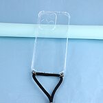 Θήκη Xiaomi Redmi 17 4G / 5G - OEM - Πλάτη TPU - Διάφανο - Λουράκι — εικόνα 3