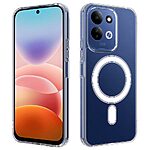 Σκληρή Πλάτη PC+TPU για Xiaomi Redmi 17 5G / 4G (OEM) σε Διάφανο — μαγνητικός δακτύλιος & ανασηκωμένα χείλη για προστασία από γρατζουνιές.