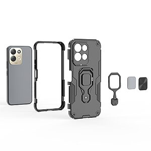 Θήκες Κινητών Xiaomi Mi A1 32 Θήκη Xiaomi Redmi 17 5G / 4G - OEM - Σκληρή Πλάτη PC+TPU - Μαύρο - Stand — εικόνα 2