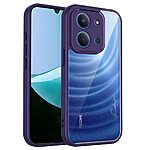 Σκληρή Πλάτη PC+TPU για Xiaomi Redmi 17 5G / 4G (OEM) σε Μωβ — ματ υφή που αντιστέκεται στα αποτυπώματα & ανασηκωμένα χείλη 1.5mm.