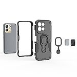 Θήκη Xiaomi Redmi 17 5G / 4G - OEM - Σκληρή Πλάτη PC+TPU - Μπλε Σκούρο - Stand — εικόνα 3