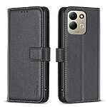 Flip Πορτοφόλι από Συνθετικό Δέρμα (PU) με TPU για Xiaomi Redmi 17 5G / 4G (BINFEN COLOR) σε Μαύρο — θήκες καρτών, stand & μαγνητικό κλείσιμο.