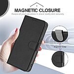 Θήκη Xiaomi Redmi 17 5G / 4G - OEM - Flip Πορτοφόλι από Συνθετικό Δέρμα (PU) με TPU - Μαύρο - Stand — εικόνα 5