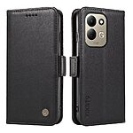 Flip Πορτοφόλι PU με TPU για Xiaomi Redmi 17 5G / 4G (YIKATU) σε Μαύρο — 3 θήκες καρτών, τσέπη χαρτονομισμάτων & stand για hands-free χρήση.