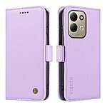 Flip Πορτοφόλι για Xiaomi Redmi 17 5G / 4G (YIKATU YK-003) σε Μωβ ανοιχτό — 3 θήκες καρτών, τσέπη χαρτονομισμάτων & βάση stand.