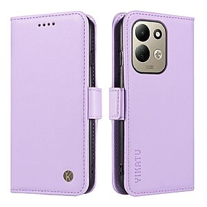 Flip Πορτοφόλι για Xiaomi Redmi 17 5G / 4G (YIKATU YK-003) σε Μωβ ανοιχτό — 3 θήκες καρτών, τσέπη χαρτονομισμάτων & βάση stand.