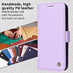 Θήκη Xiaomi Redmi 17 5G / 4G - YIKATU YK-003 - Flip Πορτοφόλι από Συνθετικό Δέρμα (PU) με TPU - Μωβ ανοιχτό - Stand — εικόνα 6