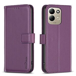 Flip Πορτοφόλι για Xiaomi Redmi 17 5G / 4G (BINFEN COLOR) σε Μωβ σκούρο — θήκες καρτών, stand & μαγνητικό κλείσιμο για πλήρη προστασία.