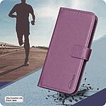 Θήκη Xiaomi Redmi 17 5G / 4G - BINFEN COLOR BF17 - Flip Πορτοφόλι από Συνθετικό Δέρμα (PU) με TPU - Μωβ σκούρο - Stand — εικόνα 7
