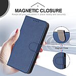 Θήκη Xiaomi Redmi 17 5G / 4G - OEM - Flip Πορτοφόλι από Συνθετικό Δέρμα (PU) με TPU - Μπλε - Stand — εικόνα 5