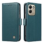 Flip Πορτοφόλι PU με TPU για Xiaomi Redmi 17 5G / 4G (YIKATU) σε Πράσινο — 3 θήκες καρτών, τσέπη χαρτονομισμάτων & βάση stand.