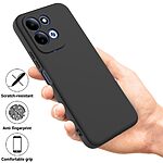 Θήκη Xiaomi Redmi 17 5G / 4G - OEM - Πλάτη Σιλικόνης - Μαύρο - Λουράκι — εικόνα 2