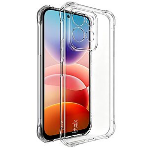 Πλάτη TPU για Xiaomi Redmi 17 5G / 4G (IMAK) σε Διάφανο — airbag γωνίες & ανασηκωμένα χείλη για προστασία από πτώσεις & γρατζουνιές.