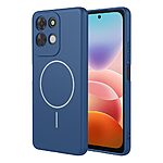 Πλάτη TPU για Xiaomi Redmi 17 5G / 4G (OEM) σε Μπλε — απαλή υφή υγρής σιλικόνης & ενσωματωμένος μαγνήτης για μαγνητικές βάσεις.