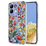 Πλάτη TPU για Xiaomi Redmi 17 5G / 4G (OEM) με σχέδιο πεταλούδες & λουλούδια — απορρόφηση κραδασμών και λεπτό προφίλ για καθημερινή χρήση.