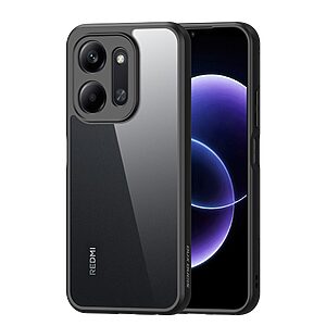 Σκληρή Πλάτη PC+TPU για Xiaomi Redmi 17C 5G (DUX DUCIS Aimo) σε Μαύρο — πιστοποιημένη αντοχή σε πτώσεις 1,2m & διάφανη πλάτη.